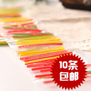  80后零食 童年糖果 粘牙糖 牙签糖 约150根/条 10条包邮
