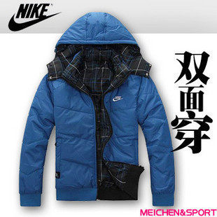 店主推荐nike耐克羽绒服男款 冬季新款双面穿加厚保暖外套 清仓