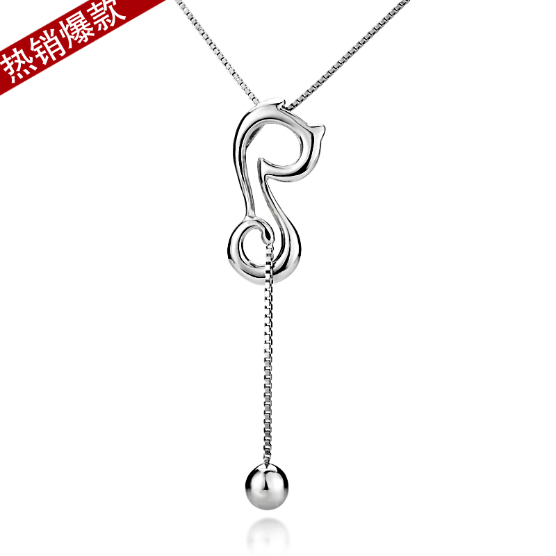 纯银吊坠项坠女饰品...