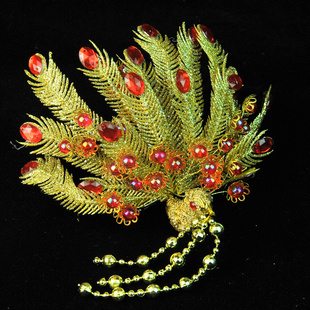 古典发饰头饰凤冠贵妃头饰凤凰头饰发梳簪子影