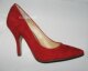 【四钻信誉】<span class=H>STEVE MADDEN</span>红色反羊皮尖头高跟鞋35-39码