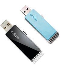 16G威刚Adata燕尾碟 优盘C802 U盘16GUSB伸缩接口16GB 正品行货