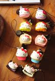 萌 日本订单 Hello Kitty 甜点 日本祭典篇 食玩手机链 手机挂件