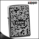 芝宝zippo打火机 限量版黑冰富贵唐草 经典zipoo特价