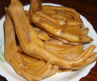  推存 四川特产美零食 熟食肉类卤鸭爪子卤鸭脚板儿卤鸭掌 5份包邮