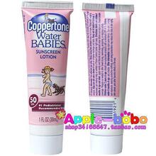 热卖~美国购Coppertone水宝宝水嫩防晒霜SPF50 30ml便携装