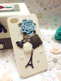 Apple iphone44S retro diamond paste decals stick drill cellphone shell drill shell Tower