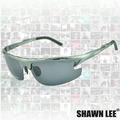 SHAWN LEE 镁铝合金运动 男士偏光太阳镜 骑行眼镜 墨镜