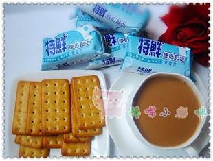  进口食品台湾特鲜炼奶起士饼干600g零食津京满98包圆通