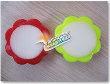 得力 点钞缸 海绵缸 湿手器 沾水缸 海绵池  红色 黄色