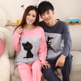中国购物情侣<em>睡衣</em>新款星星<em>睡衣</em>秋冬季加厚长袖