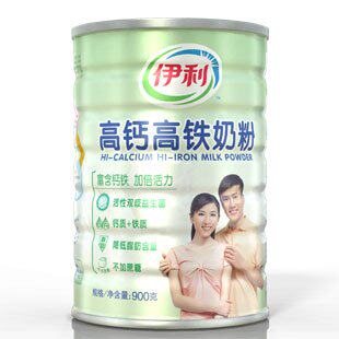 伊利高铁高钙奶粉 2听 900g