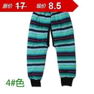  秒杀童装冬款加厚打底裤 宝宝保暖裤开裆儿童加绒棉裤子 双层加厚