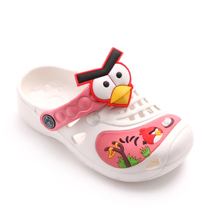  5折清仓 愤怒的小鸟 儿童凉拖鞋夏季拖鞋凉鞋宝宝洞洞鞋607-1