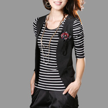 春夏新款女装 韩版短款修身锦棉拼接雪纺马夹<span class=H>背心</span> 薄黑色马甲女款