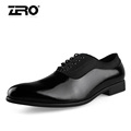 ZERO零度 正装男鞋 头层牛皮 意式流行尖头 商务皮鞋 F8853