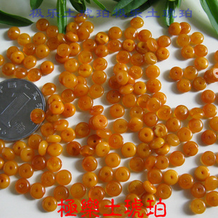  【极乐土琥珀】2816天然老蜜蜡隔片散珠4~4.3 超小蜜蜡隔片稀少
