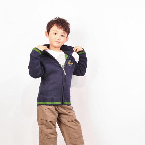 儿童<em>毛衣</em>,<em>男童</em> 假两件 衬衣领 双面<em>织法</em> 加厚 纯