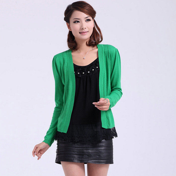 【多图】<em>针织短开衫</em>纯色 - <em>针织短开衫</em>纯色品牌