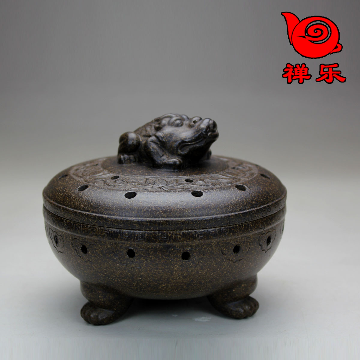 【禅乐】宜兴紫砂 檀香炉 盘香炉 茶道养生 《金蟾香炉》|ruв категории посуда, чайный сервиз, Садо/кадило - от Buy2taobao.com для оказания профессиональной услуги покупки агента Taobao