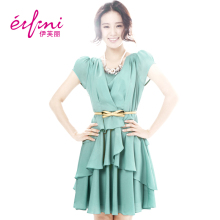 淘宝网【特价】周末疯狂购伊芙丽夏季新款韩版裙子连衣裙送腰带1139603