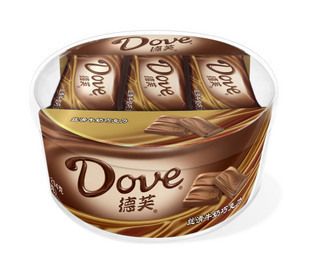  DOVE德芙巧克力碗装 丝滑牛奶巧克力盒装294g礼盒 零食喜糖
