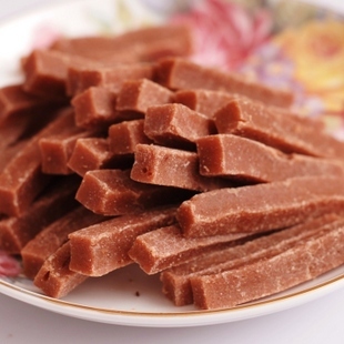  梦悠悠 年货零食高钙琼脂山楂条酸甜可口300g 2件多省包邮特价