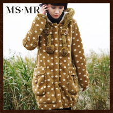 【msmr】春天来了 羊羔毛抓绒 中长款 女装 上衣
