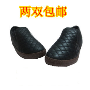  新款老北京棉鞋男款 休闲棉鞋 防水毛里软底男士保暖鞋一脚蹬棉鞋