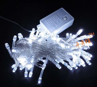  千奇坊 LED彩灯闪灯LED串灯圣诞彩灯 装饰灯---白光 150克