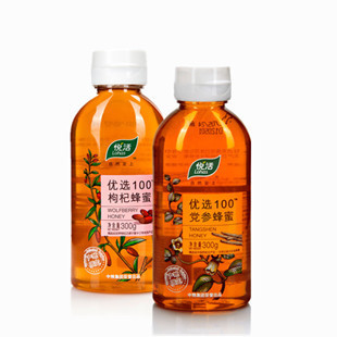  中粮悦活纯正300g枸杞蜂蜜*2+300g党参蜂蜜*2组合装包邮