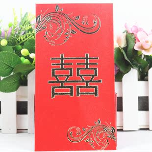  结婚红包 利是封 烫金珠光红包 结婚百元红包，唯诺 2154