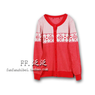 Broad wind 2011 autumn outfit Europe and America new/wool blended/round brought button cardigan sweater/price / 58