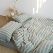 新疆天竺棉针织，四件套床笠单床上用品，圆床罩