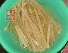 夏日必备农家自制凉皮 干面皮 熟干凉皮/滑爽筋道/无任何添加开胃