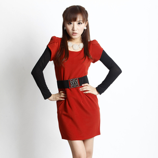 喜欢这种搭配 小外套+连衣裙 但是这身有点老