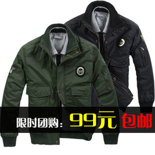 2011 new mens cotton army green Air Force One cotton