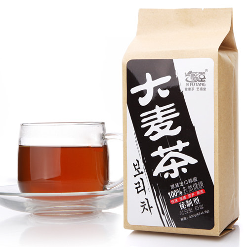【一淘专享价】艺福堂秘制大麦茶 包邮 出口韩国原装 <span class=H>300</span>克袋泡
