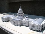 正品乐立方3D立体拼图 拼装纸模型 美国国会大厦 DIY建筑模型