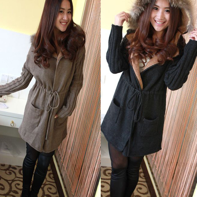 【多图】针织冬装<em>加厚毛衣</em>女<em>外套</em> - 针织冬装加