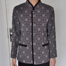 中老年服装<span class=H>秋装</span>妈妈装老年人服饰女装外套唐装奶奶装立领