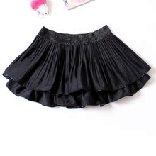 2011秋冬新款女韩版短裙/荷叶边百褶裙/半身裙/打底裙女裙/迷你裙