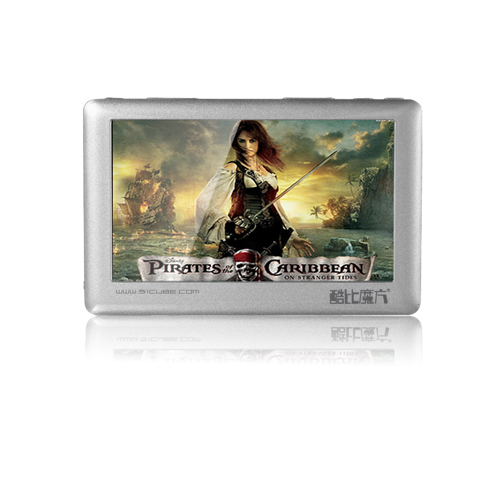 正品行货酷比魔方K8T MP5/4.3寸 8G 触摸屏 高清 送OTG FM