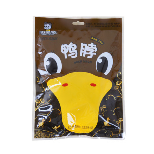  满百包邮。湖北特产武汉周黑鸭彩包 鸭脖210克。麻辣微甜。
