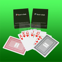 「王牌娱乐」POKERCLUB 德州扑克 大字 塑料扑克牌 大角码 宽牌