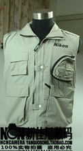 原装正品NIKON 尼康 2011春款 灰白色 摄影背心 摄影马甲