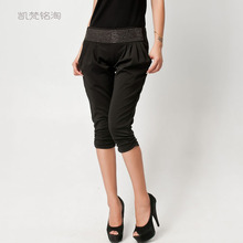 2013 new spring and summer women's fashion OL fashion harem pant shorts boots pants / 8018