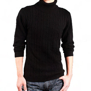 <em>高领</em>厚<em>毛衣</em>男包邮,高领厚毛衣男货到付款,<em>高领</em>