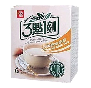  进口冲饮品 风靡全球的台湾特产三点一刻 经典原味奶茶 6包入120g
