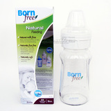 美国空运代购 Born Free 防胀气宽口玻璃奶瓶260ml 高品质不含PBA